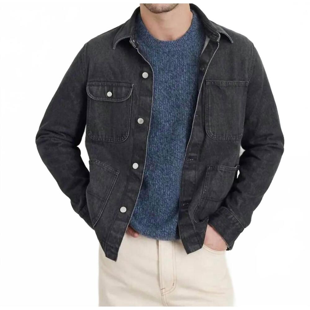 NEW ALEX MILL work jacket in black
